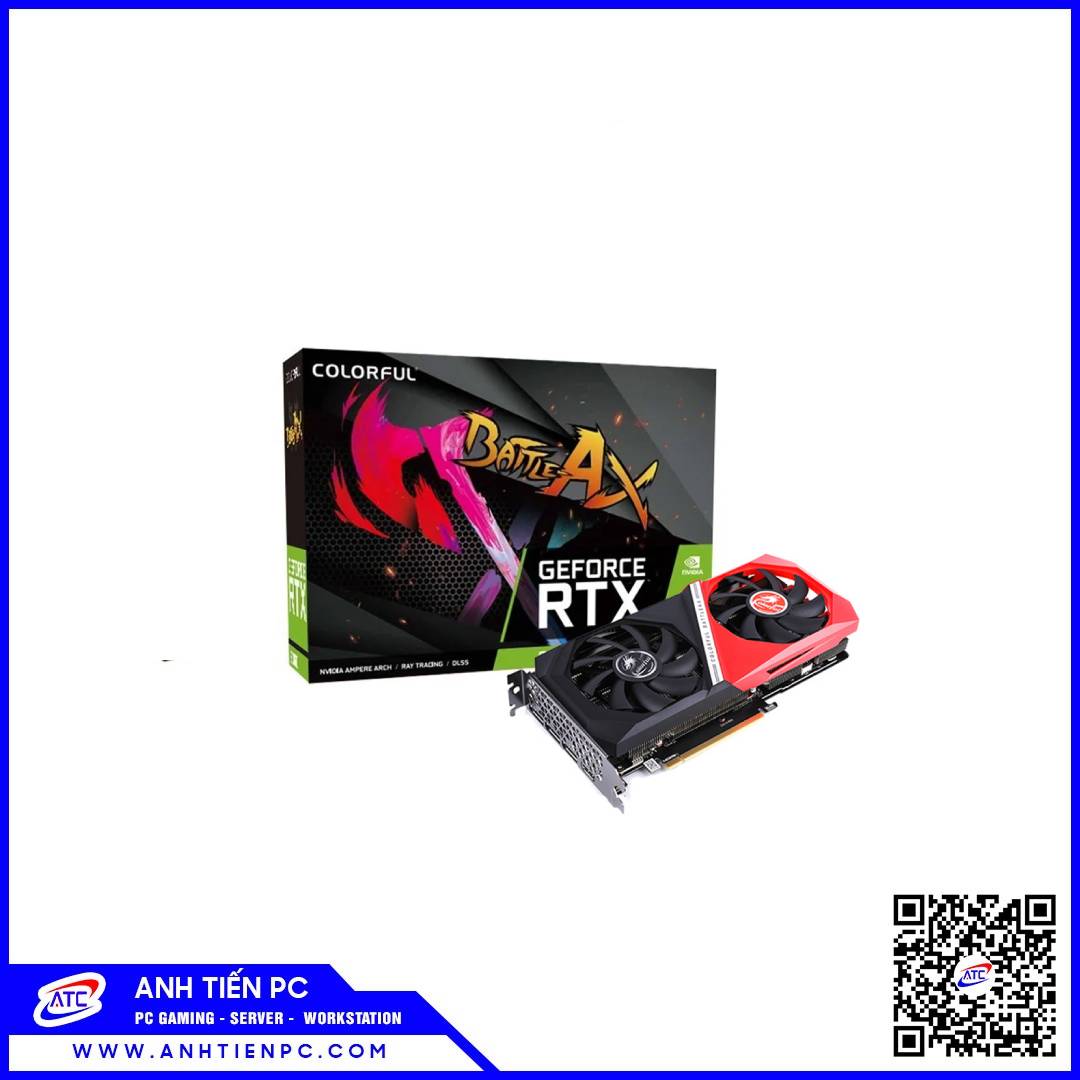 VGA Colorful Geforce RTX 3060 NB DUO L-V V3 (GDDR6, 192Bit, 12GB, 2Fan, 3DP, HDMI)