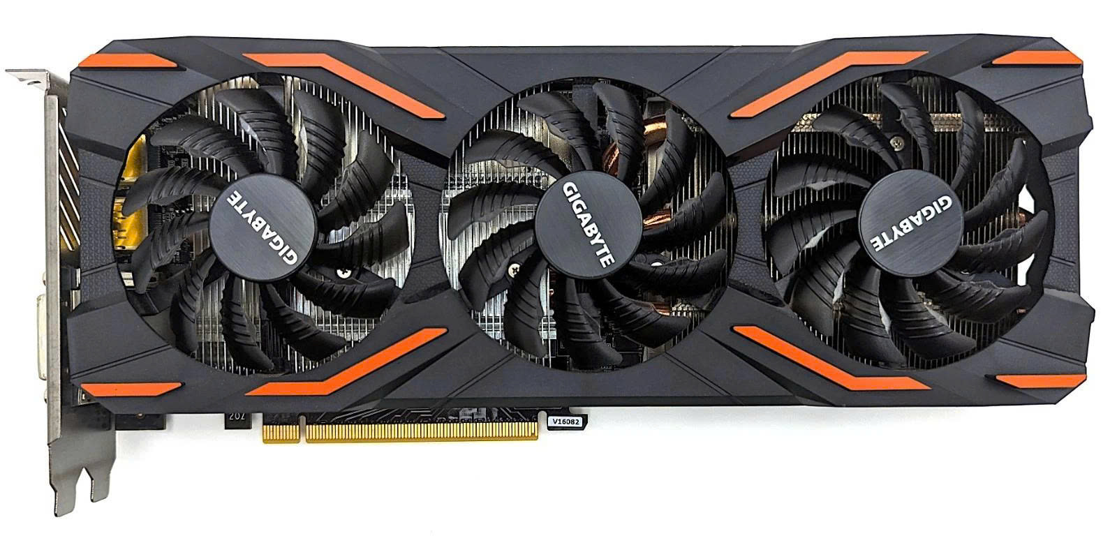 VGA Gigabyte GTX 1080 3Fan Đen (8GB, GDDR5X, 256  Bit, DVI+HDMI+DP) | Cũ