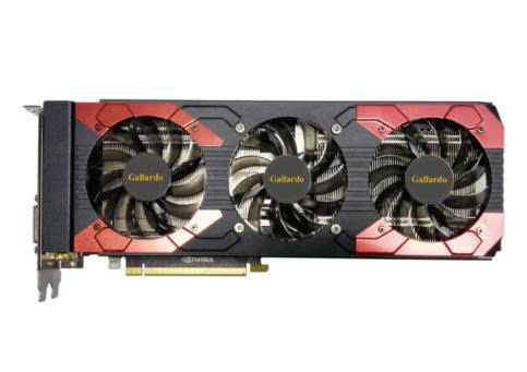 VGA Manli Gallardo GTX 1080 3Fan Đen (8GB, GDDR5X, 256  Bit, DVI+HDMI+DP) | Cũ