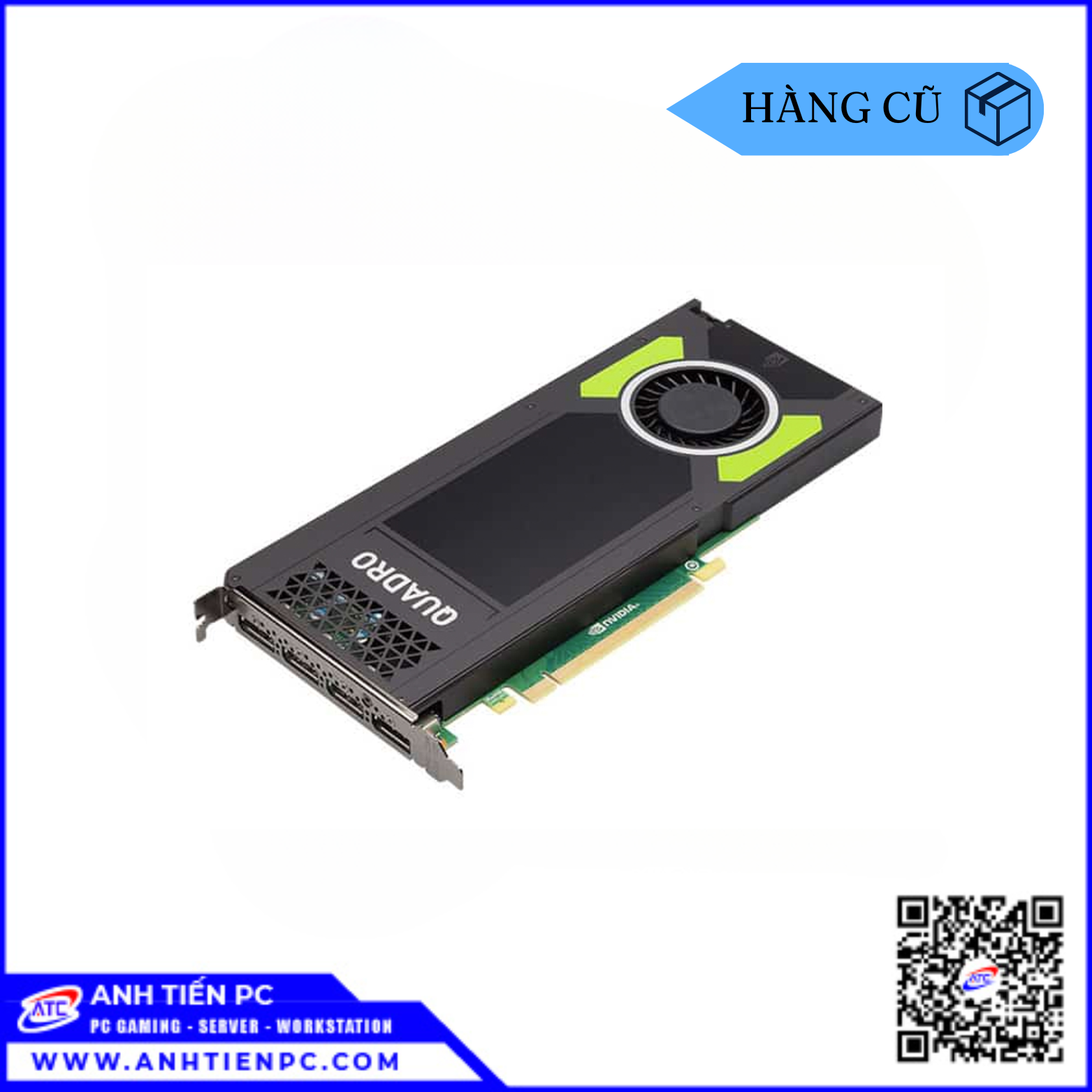 VGA NVidia Quadro M4000 8GB 1Fan (8GB, DDR5, 256bit, DisplayPort) | Cũ